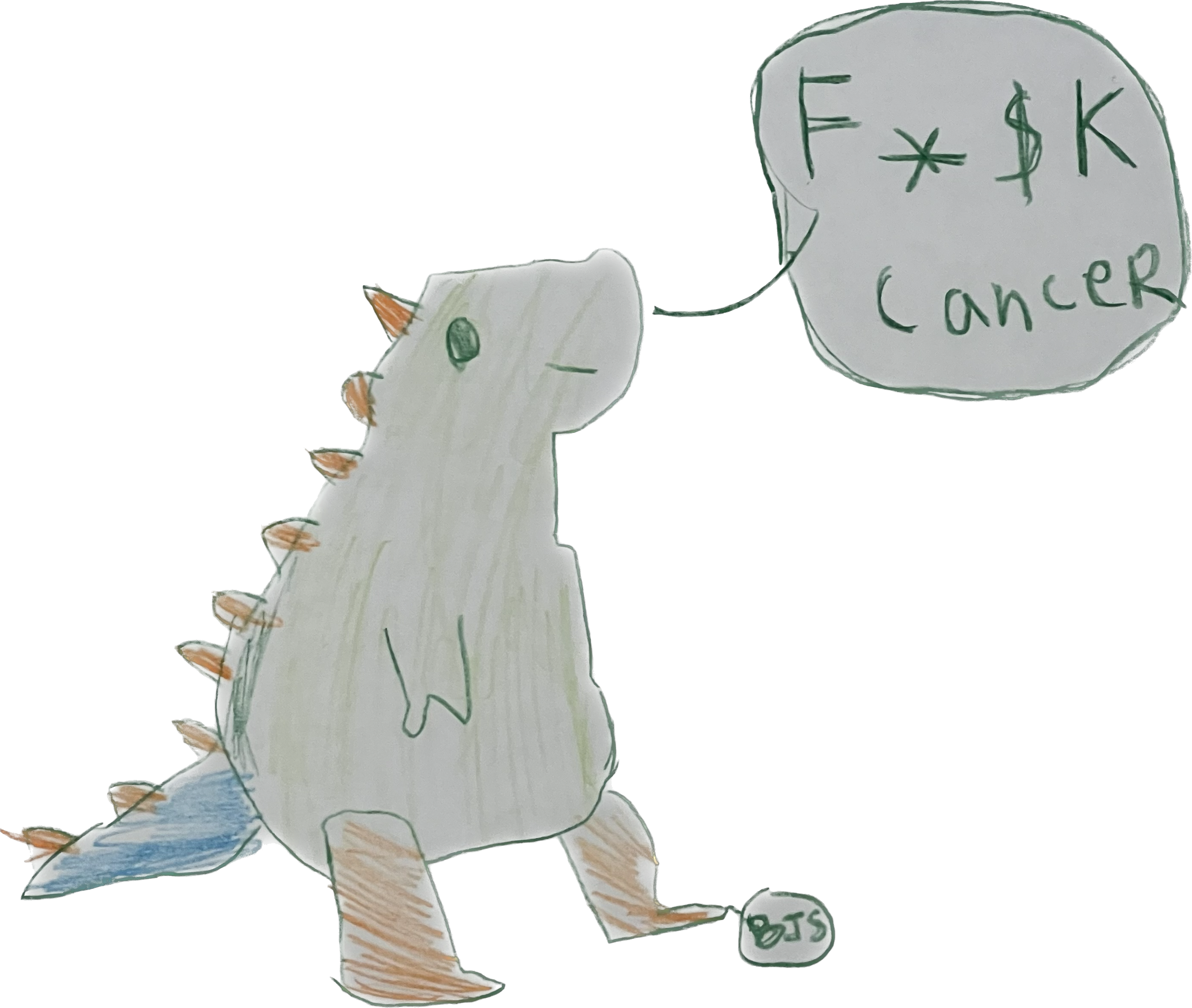 Brighton's dinosaur battle sticker